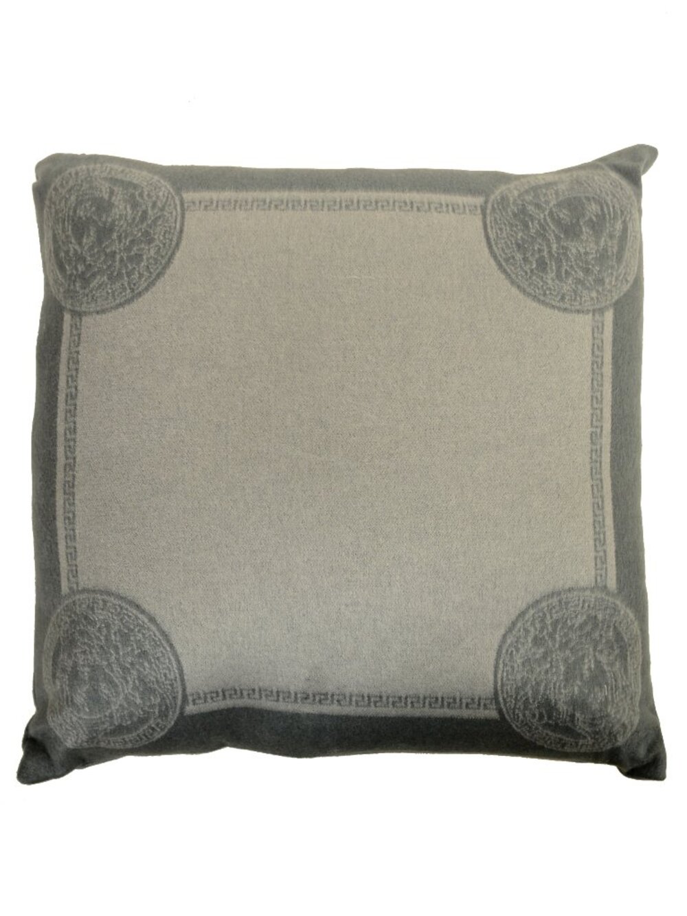 Versace Logo Pattern Silk Cashmere Throw Decorative Cushion Pillow
